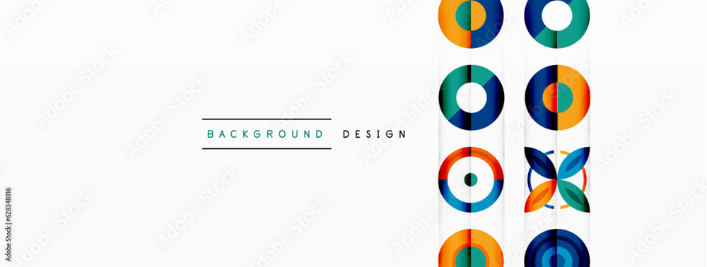 Vibrant and eye-catching vector background featuring a grid of colorful circles arranged in a patterned composition, perfect for modern and trendy designs Vibrant and eye-catching vector background featuring a grid of colorful circles arranged in a patterned composition, perfect for modern and trendy designs