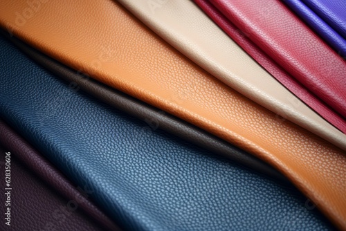 Moccasin-colored leatherette fabric, an exquisite faux leather, presented in a tactile close-up.