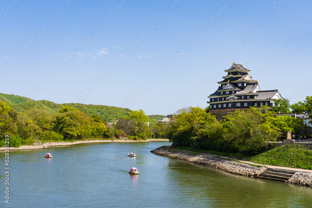 Naklejka premium 岡山城