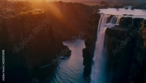 Explore the mesmerizing beauty of nature with Adobe Contributor footage of waterfalls
