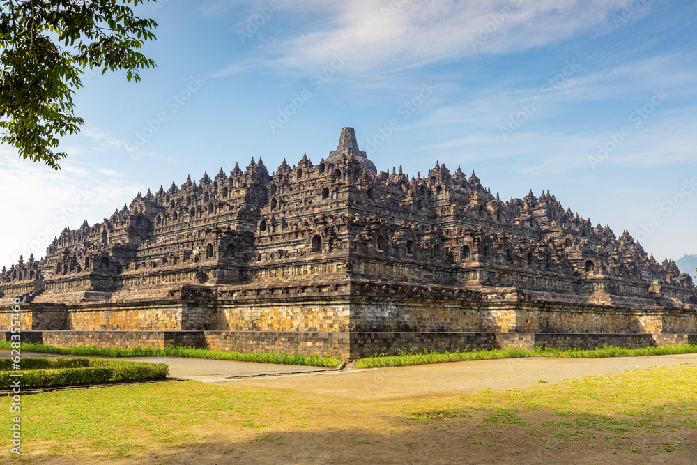Borobudur Temple in Yogyakarta, Java, Indonesia.