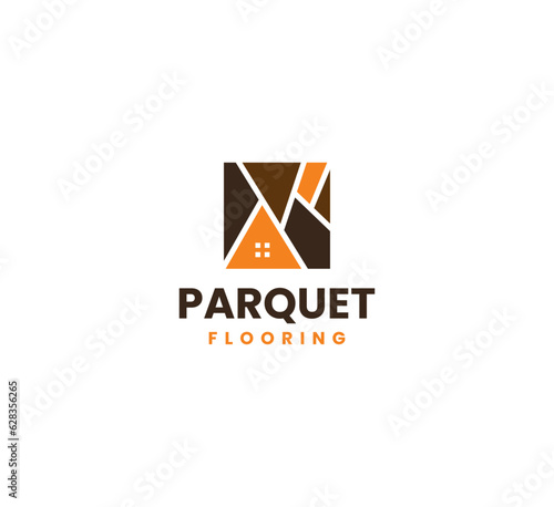 Vector logo parquet, laminate, flooring, tiles