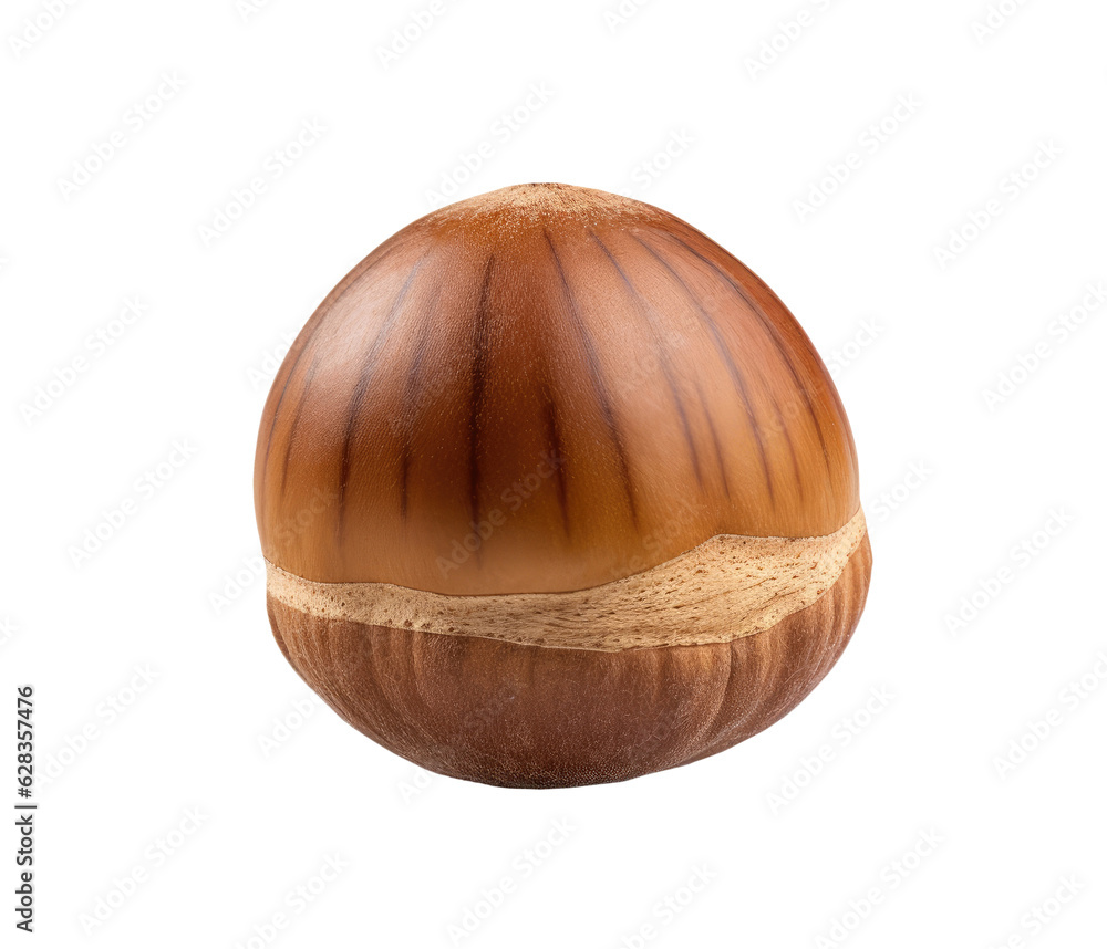 Hazelnut isolated on transparent background Hazelnut isolated on transparent background