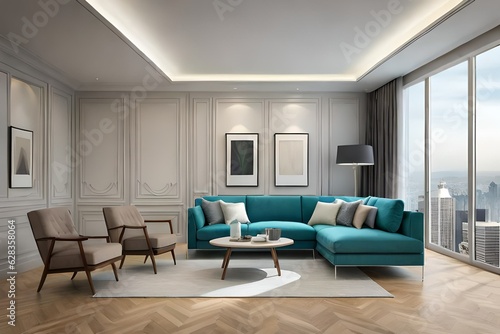 modern living room © UMAR_ART