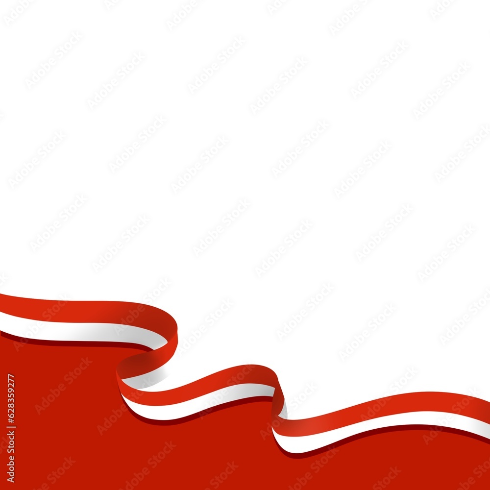 Indonesian Red and White Flag Border Background Indonesian Red and White Flag Border Background