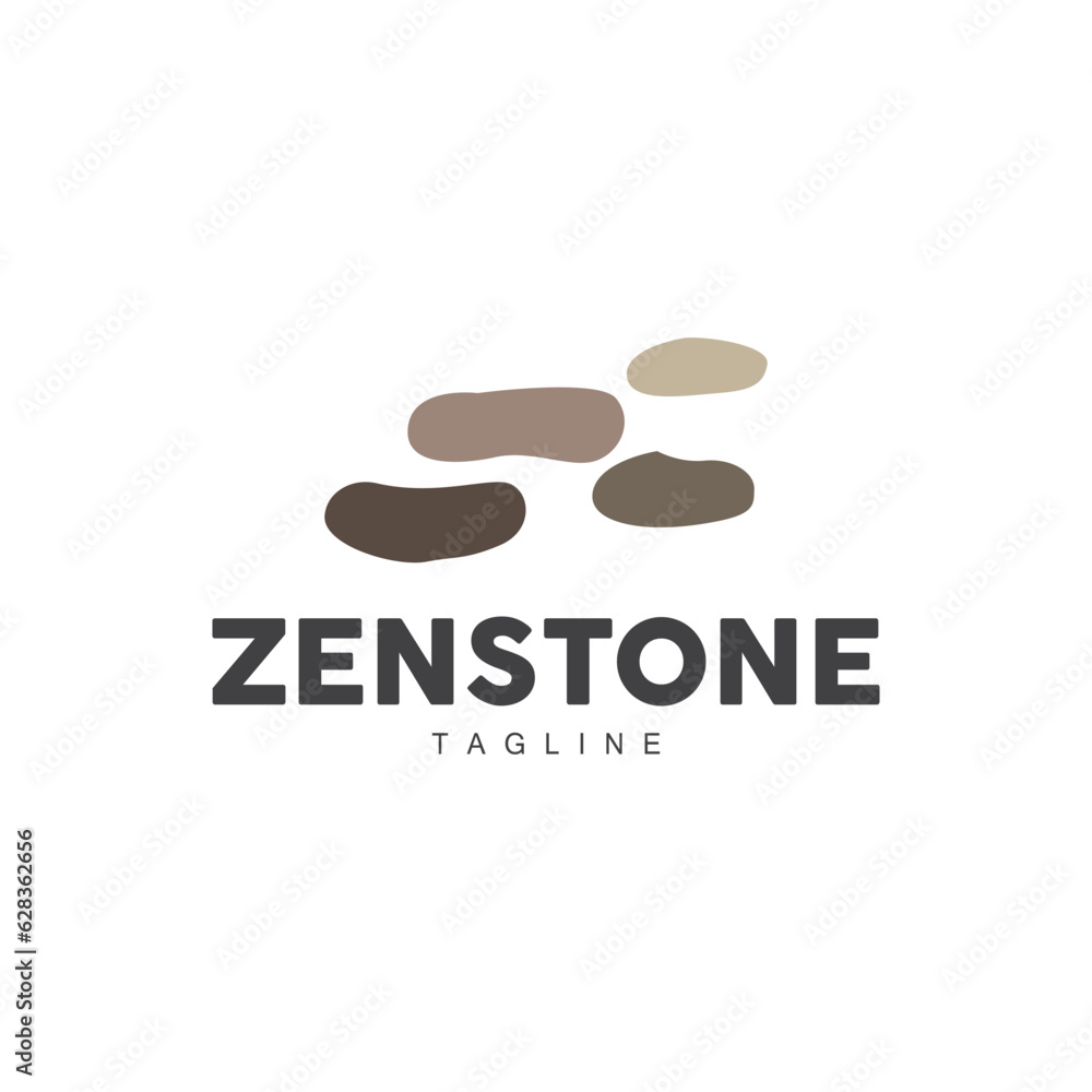 Stone Logo, Vector Zen Meditation Stone Balance Tranquility, Yoga Minimalist Simple Design, Silhouette Illustration Stone Logo, Vector Zen Meditation Stone Balance Tranquility, Yoga Minimalist Simple Design, Silhouette Illustration