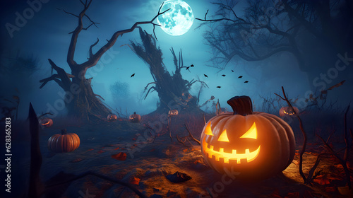リアルタッチなハロウィーンのgraphic素材-Generative AI