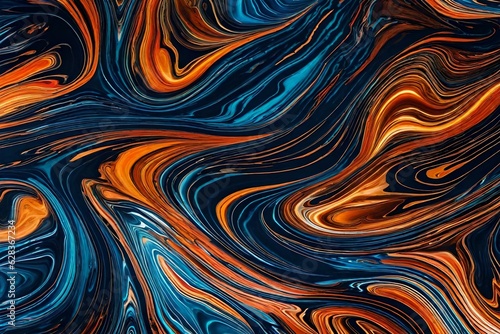 abstract orange backgroundgenerative by AI technology