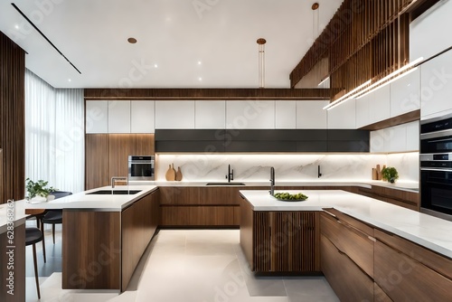 modern kitchen interior with kitchengenerative by AI technology