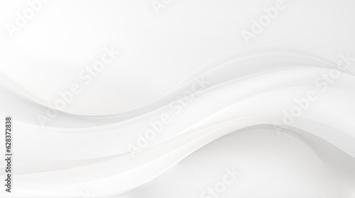 White gradient abstract line and wave background. © kheat