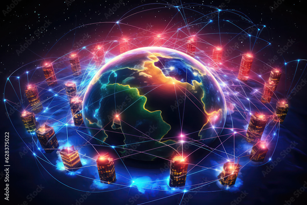 Global Telecommunication Network For Blockchain And Finance