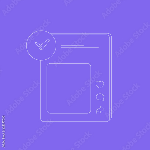 Social Media Scheduling Tools vector icon concept. Cross-channel social intelligence autoposting, smm marketing strategy with scheduler and management strategy