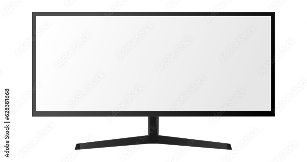 blank wide monitor illustration design blank wide monitor illustration design