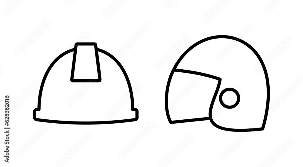 Helmet icon vector. safety helmet icon Helmet icon vector. safety helmet icon