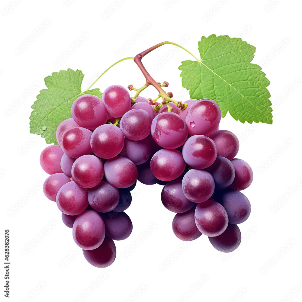 Bunch of red Grapes on transparent background Remove png created with Generative AI, Clipping Path Bunch of red Grapes on transparent background Remove png created with Generative AI, Clipping Path