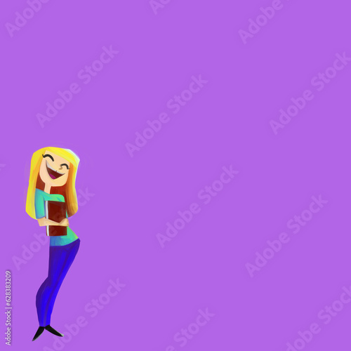 girl with a lollipop