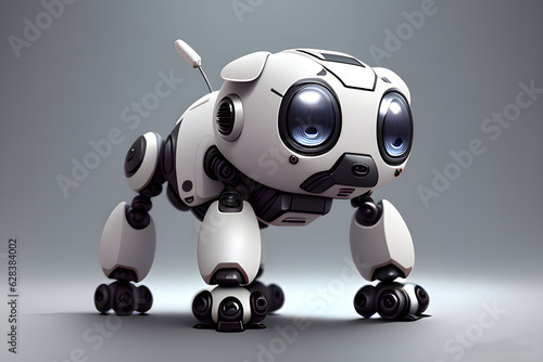 a robot dog.(Generative AI) © 미 토