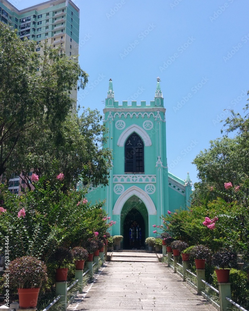 マカオの聖ミカエル教会 Stock Photo Adobe Stock