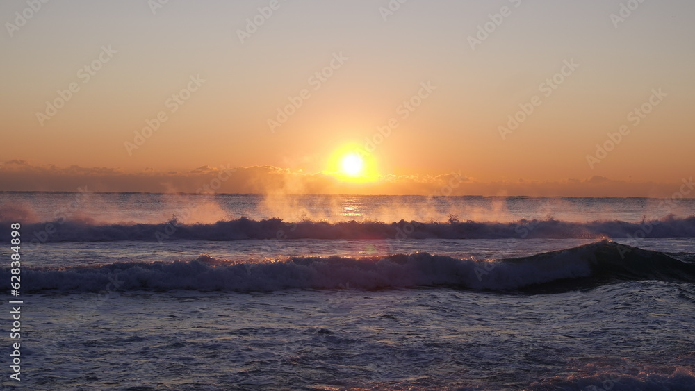 sunrise on the beach