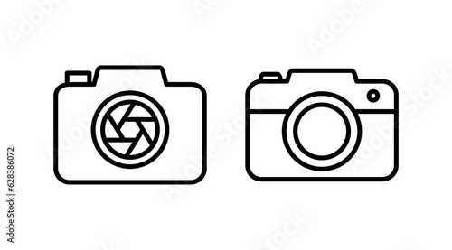 Camera Icon in trendy flat style isolated. Camera symbol web site design