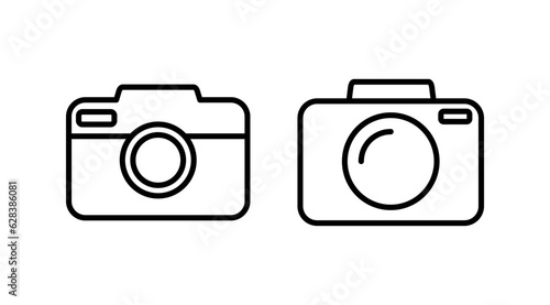 Camera Icon in trendy flat style isolated. Camera symbol web site design