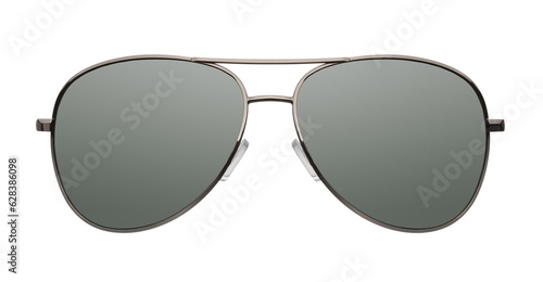 Canvas Print Close up of aviator sunglasses, png file, no background
