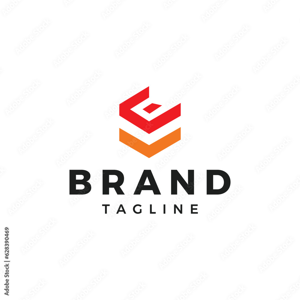Simple and modern box logo for packaging business and logistics business. Simple and modern box logo for packaging business and logistics business.