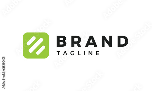 Electronic currency modern and flat logo design.