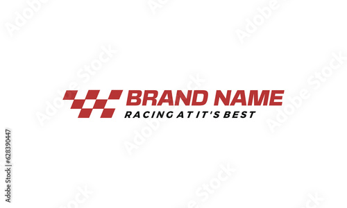 Modern bold style racing logo design for motor race, repair shop, and automotive 