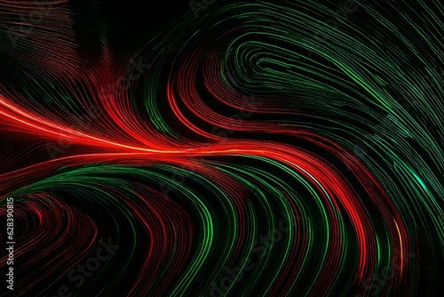 Abstract fractal background, Generated using AI