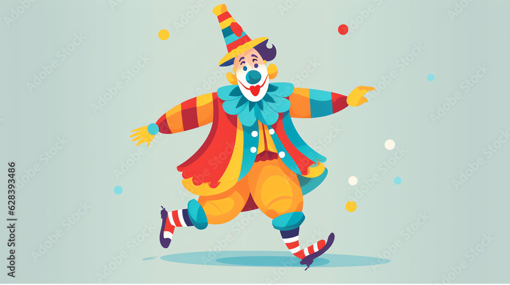 clown with balloons clown with balloons
