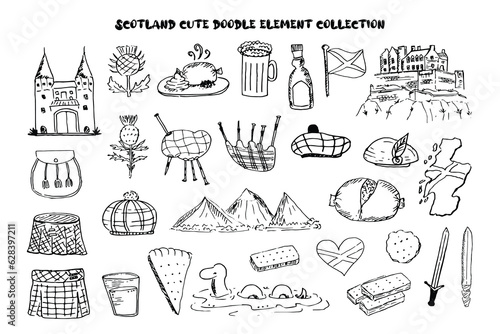 Edinburgh Restival Fringe Doodle Element