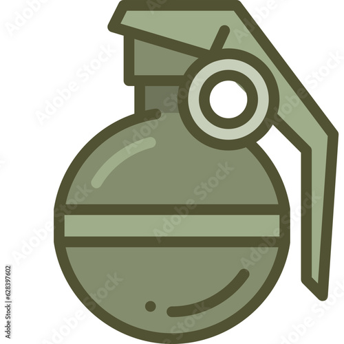 grenade two tone icon