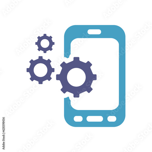Mobile Apps Flat Colorful Icon Isolate On White Background Vector Illustration | Seo Icons