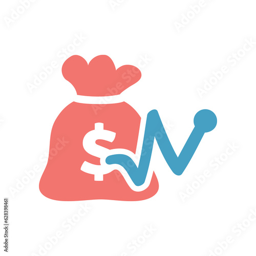 Monetize Traffic Flat Colorful Icon Isolate On White Background Vector Illustration | Seo Icons