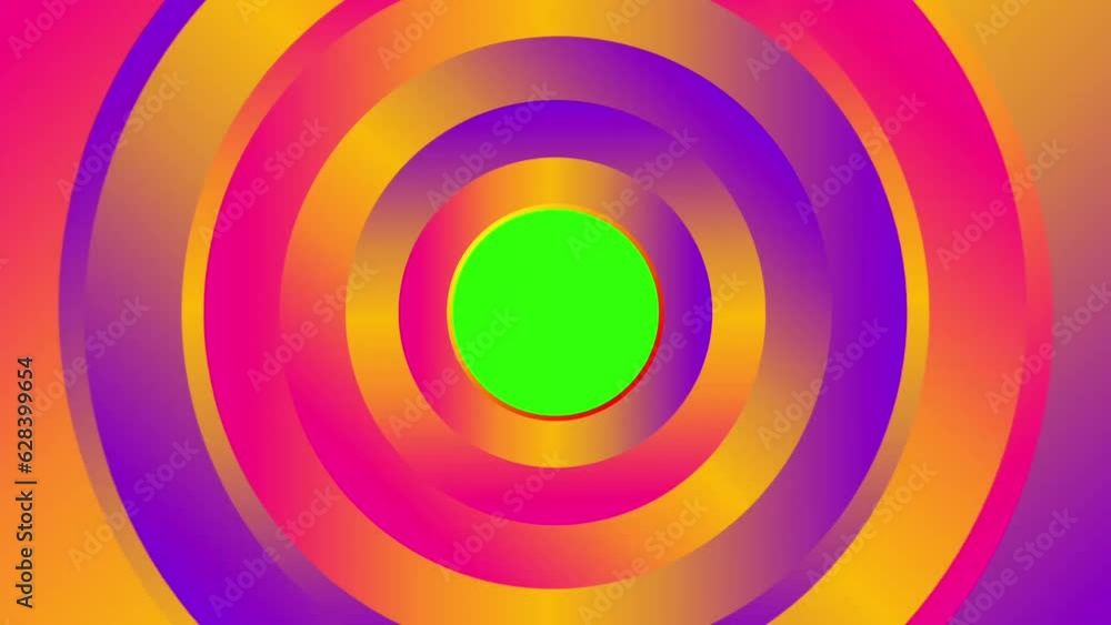 Circles background copy space, Radial background rotating with colorful neon lights. Circles background copy space, Radial background rotating with colorful neon lights.