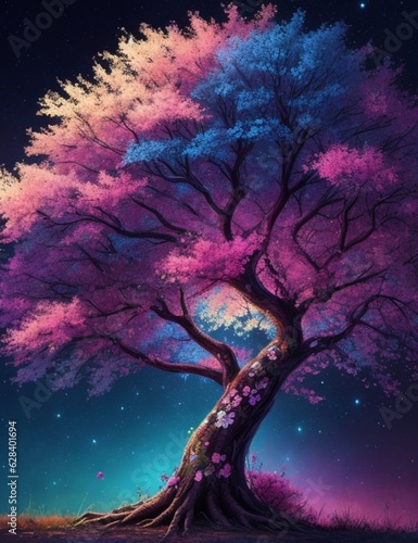 tree in the night © Poornima