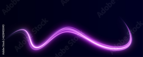  Luminous pink lines png of speed. Light glowing effect. Abstract motion lines. Light trail wave png, fire path trace line, car lights, optic fiber and incandescence curve twirl