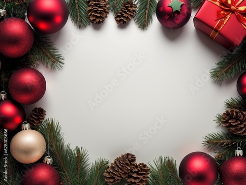 Christmas wallpaper background for postcards, empty space for placing text.