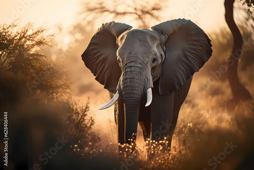 Portrait of a majestic elephant