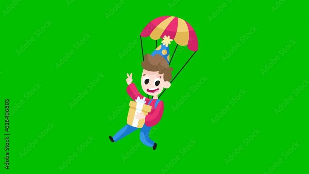 BIRTHDAY animated background. suitable for placing on birthday and children's content BIRTHDAY animated background. suitable for placing on birthday and children's content