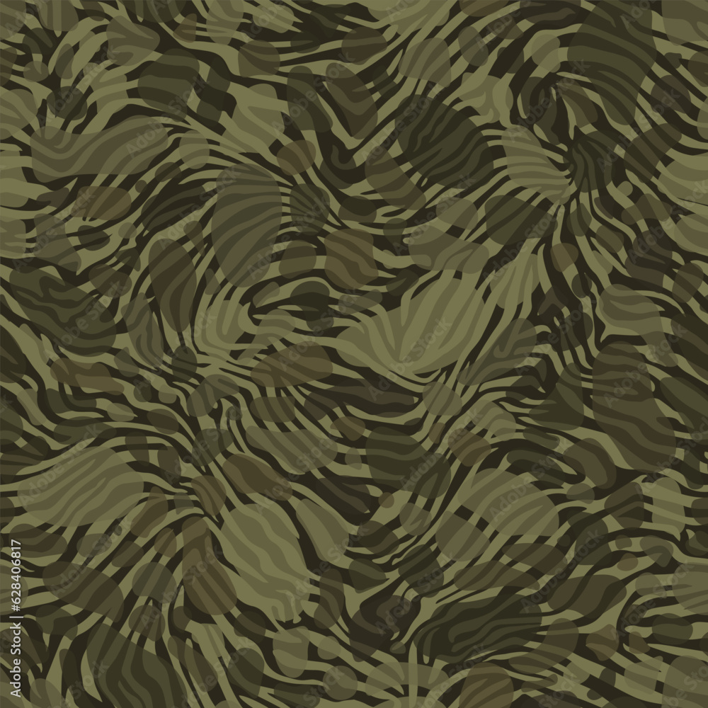 Camouflage seamless pattern background masking camo repeat print