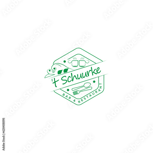 Bar logo, coffee shop logo