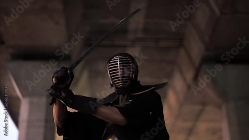 Swift Movements Of A Kendo Warrior photo