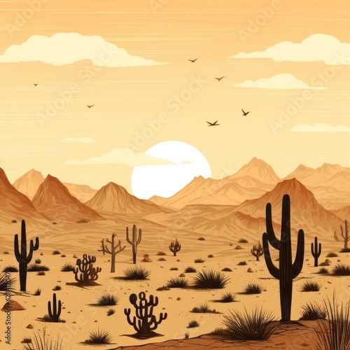 Desert Silhouette Design