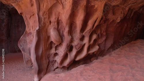Weathered sandstone Tassili N'Ajjer National Park Tadrart Rouge Algeria