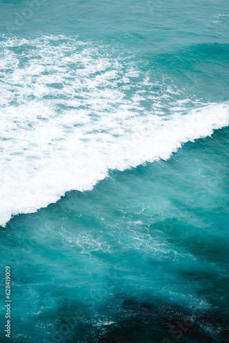 Ocean wave sea view at Sagres in Europe Portugal, Algarve