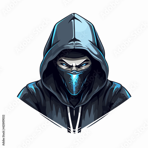 Esport vector logo hacker, hacker icon, hacker head, vector, sticker