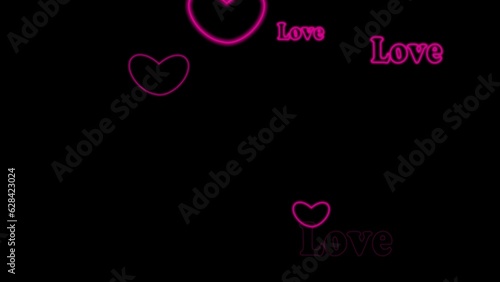 hearts background, love background 