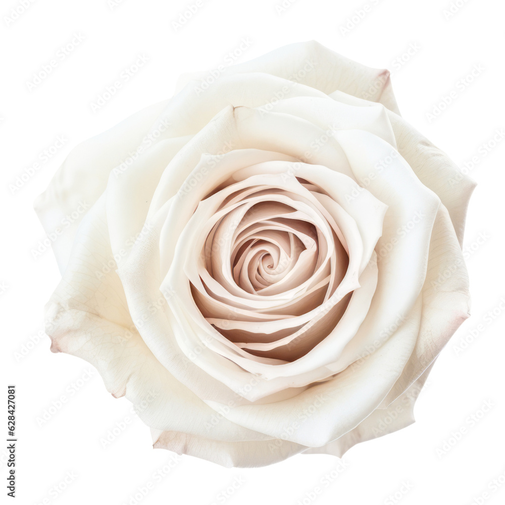 white rose isolated on transparent background cutout white rose isolated on transparent background cutout